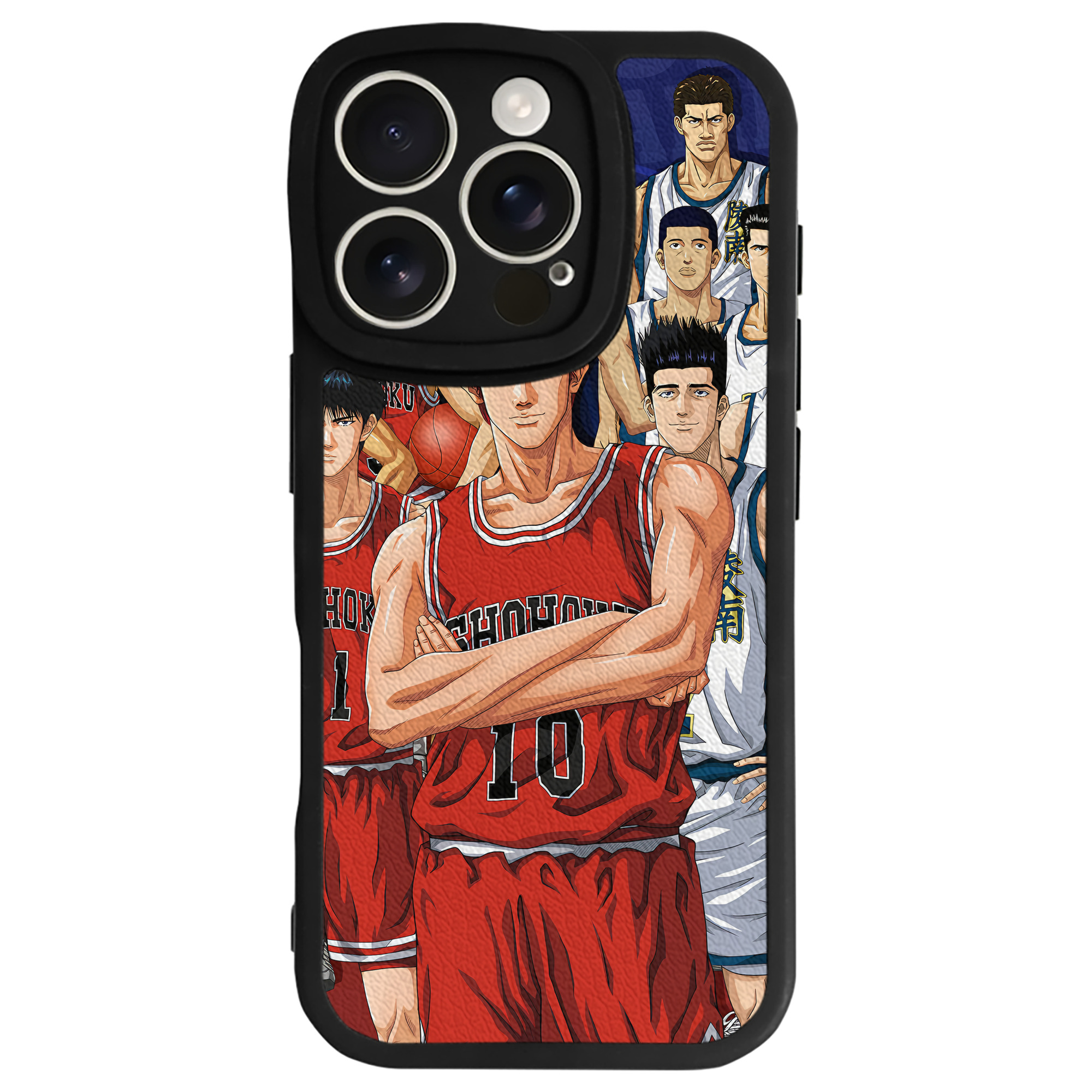 （画像用） SLAM DUNK／スラムダンク 【iPhone 16シリーズ対応】シリコンスマホケース（レザー調） 材質：シリコン